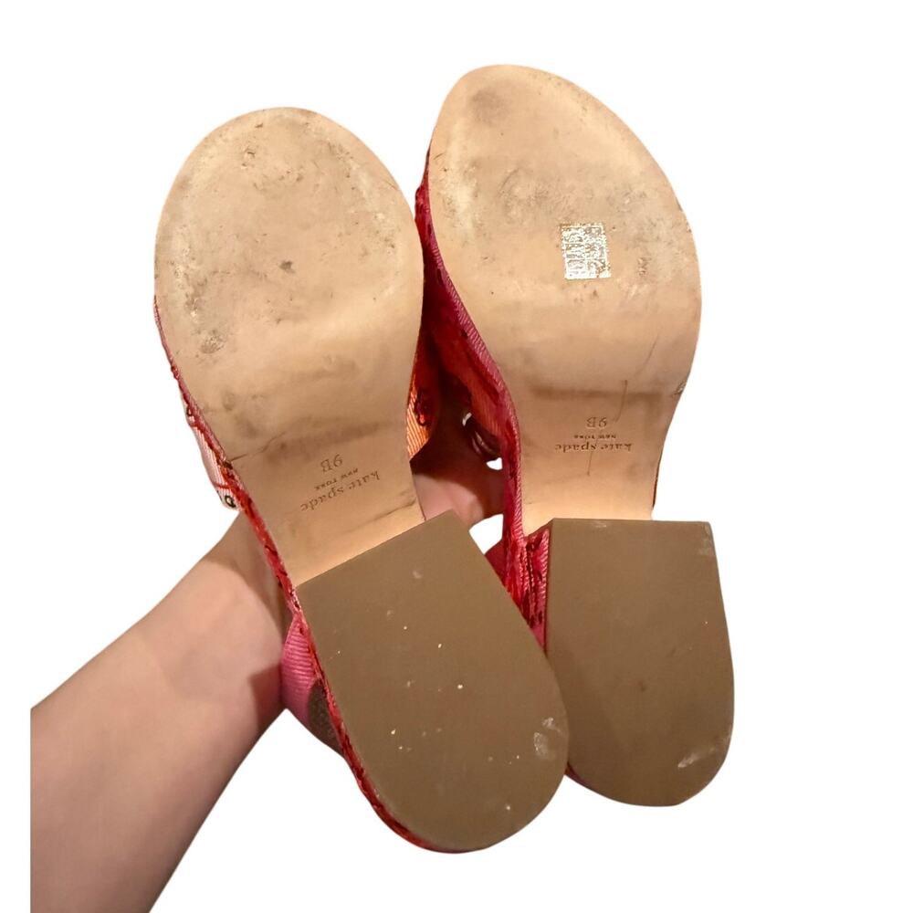 Kate Spade New York Rio Bandana Patchwork Platform Sandals Women's Sz. 9 - Picture 10 of 10